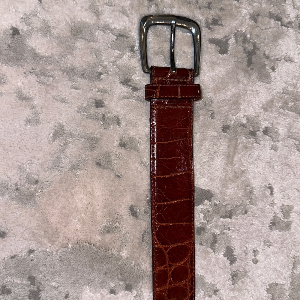 Ralph Lauren Women’s Genuine Crocodile belt